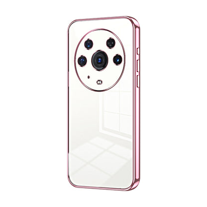 Honor Magic3 Pro Phone Case with Transparent Plating and Fine Hole Design: Crystal Clear & Scratch-Resistant