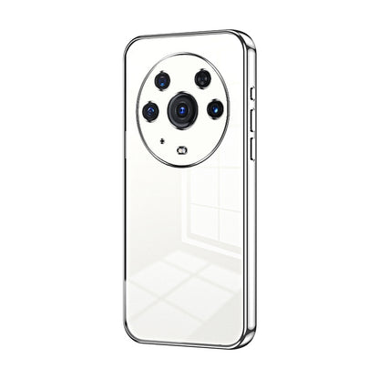 Honor Magic3 Pro Phone Case with Transparent Plating and Fine Hole Design: Crystal Clear & Scratch-Resistant