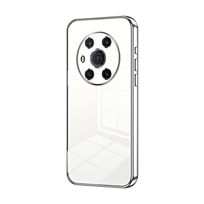 Honor Magic3 Phone Case with Transparent Plating and Fine Hole Design: Crystal Clear & Scratch-Resistant