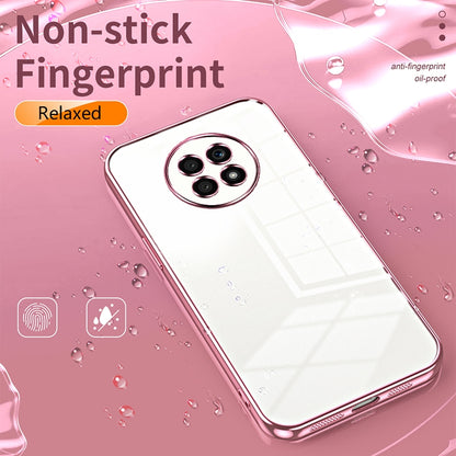 Honor X20 Phone Case with Transparent Plating and Fine Hole Design: Crystal Clear & Scratch-Resistant