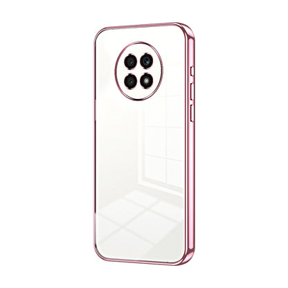 Honor X20 Phone Case with Transparent Plating and Fine Hole Design: Crystal Clear & Scratch-Resistant