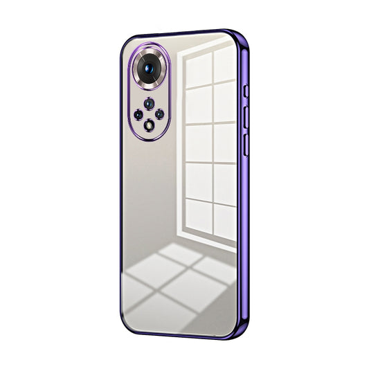 Honor 50 Phone Case with Transparent Plating and Fine Hole Design: Crystal Clear & Scratch-Resistant