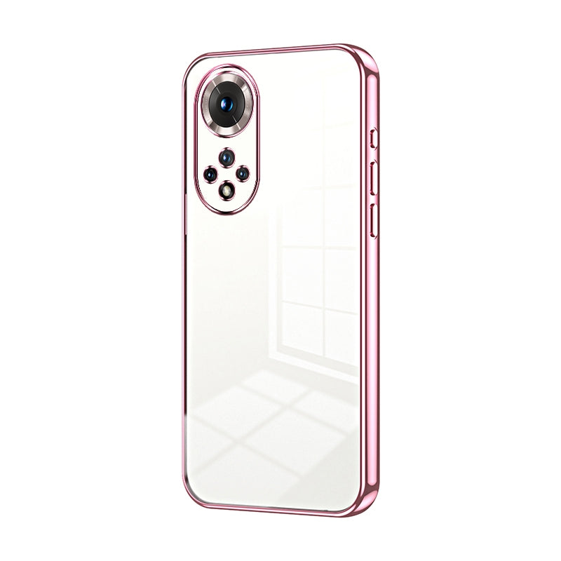 Honor 50 Phone Case with Transparent Plating and Fine Hole Design: Crystal Clear & Scratch-Resistant