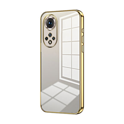 Honor 50 Phone Case with Transparent Plating and Fine Hole Design: Crystal Clear & Scratch-Resistant