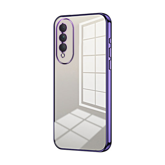 Honor X20 SE Phone Case with Transparent Plating and Fine Hole Design: Crystal Clear & Scratch-Resistant