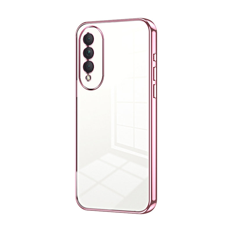 Honor X20 SE Phone Case with Transparent Plating and Fine Hole Design: Crystal Clear & Scratch-Resistant