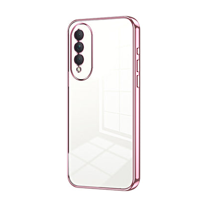 Honor X20 SE Phone Case with Transparent Plating and Fine Hole Design: Crystal Clear & Scratch-Resistant