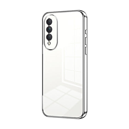 Honor X20 SE Phone Case with Transparent Plating and Fine Hole Design: Crystal Clear & Scratch-Resistant