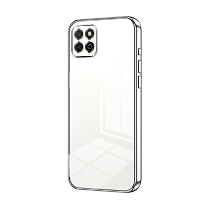 Honor Play 20 4G Phone Case with Transparent Plating and Fine Hole Design: Crystal Clear & Scratch-Resistant