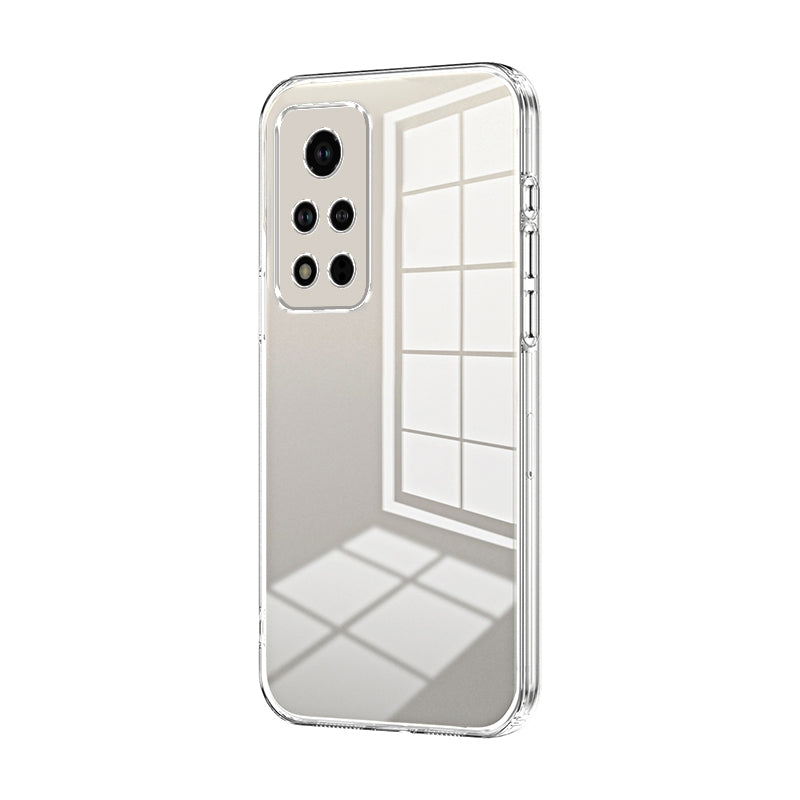 Honor V40 Phone Case with Transparent Plating and Fine Hole Design: Crystal Clear & Scratch-Resistant