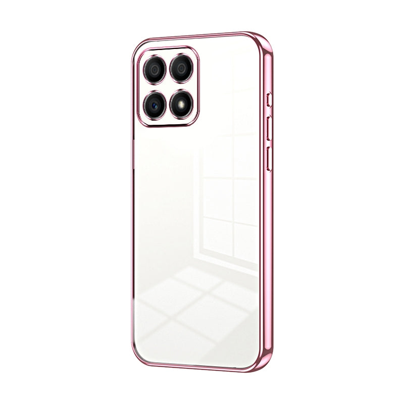 Honor 30i Phone Case with Transparent Plating and Fine Hole Design: Crystal Clear & Scratch-Resistant