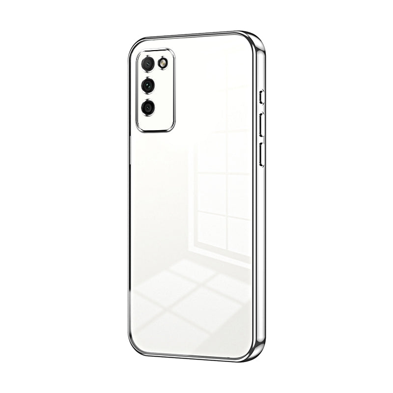 Honor 30 Youth Phone Case with Transparent Plating and Fine Hole Design: Crystal Clear & Scratch-Resistant