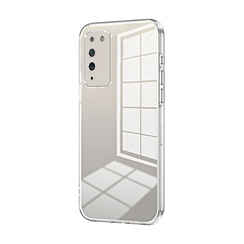 Honor X10 Phone Case with Transparent Plating and Fine Hole Design: Crystal Clear & Scratch-Resistant