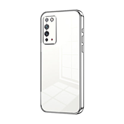 Honor X10 Phone Case with Transparent Plating and Fine Hole Design: Crystal Clear & Scratch-Resistant