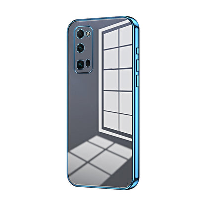 Honor 30 Pro+ Phone Case with Transparent Plating and Fine Hole Design: Crystal Clear & Scratch-Resistant