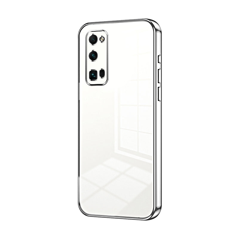 Honor 30 Pro+ Phone Case with Transparent Plating and Fine Hole Design: Crystal Clear & Scratch-Resistant