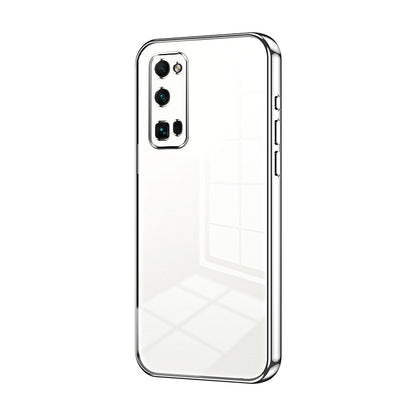 Honor 30 Pro+ Phone Case with Transparent Plating and Fine Hole Design: Crystal Clear & Scratch-Resistant