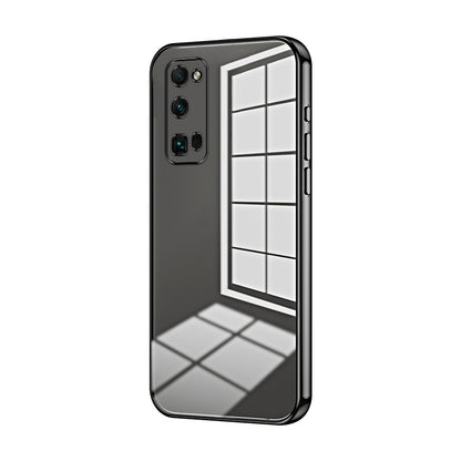 Honor 30 Pro Phone Case with Transparent Plating and Fine Hole Design: Crystal Clear & Scratch-Resistant