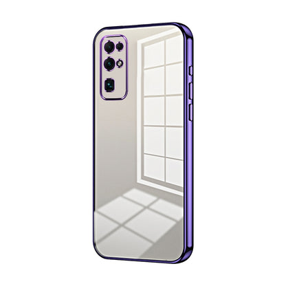 Honor 30 Phone Case with Transparent Plating and Fine Hole Design: Crystal Clear & Scratch-Resistant