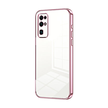 Honor 30 Phone Case with Transparent Plating and Fine Hole Design: Crystal Clear & Scratch-Resistant