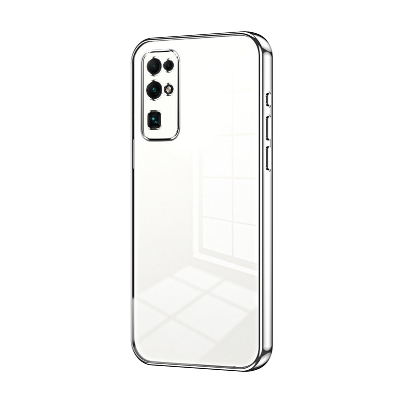 Honor 30 Phone Case with Transparent Plating and Fine Hole Design: Crystal Clear & Scratch-Resistant