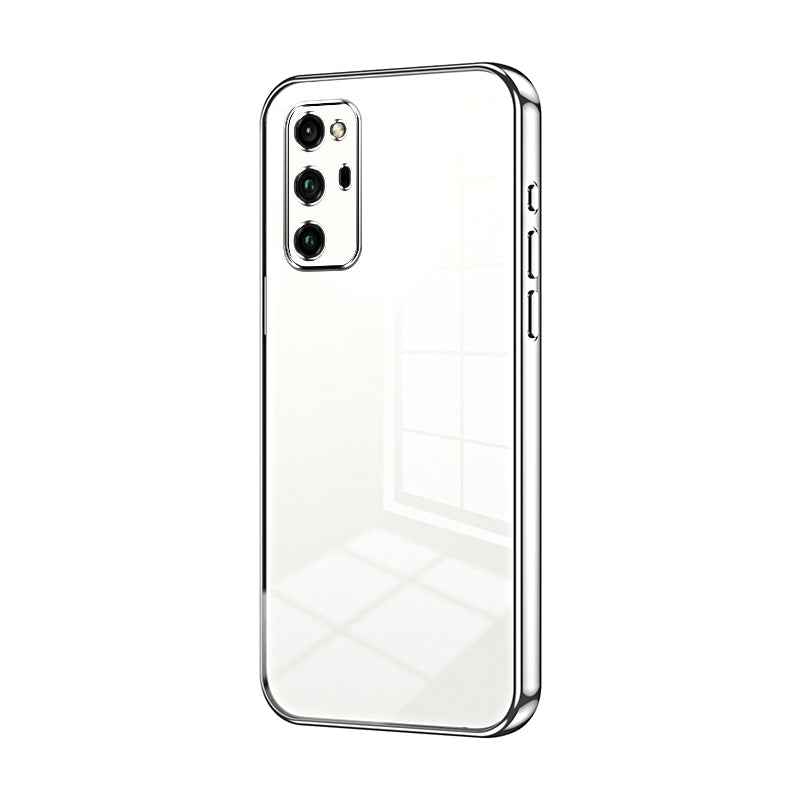 Honor V30 Pro Phone Case with Transparent Plating and Fine Hole Design: Crystal Clear & Scratch-Resistant