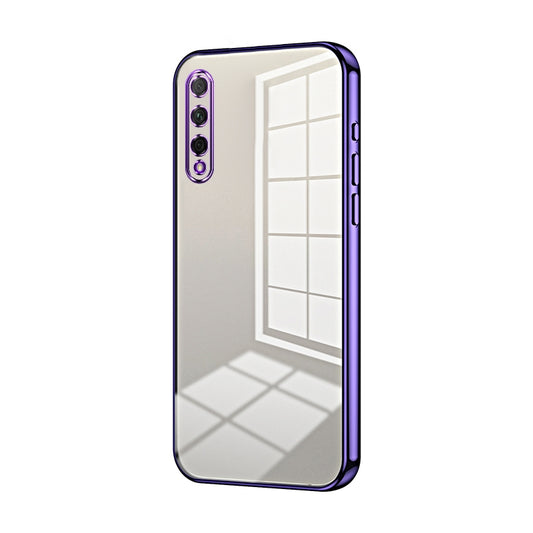 Honor 9X Pro Phone Case with Transparent Plating and Fine Hole Design: Crystal Clear & Scratch-Resistant