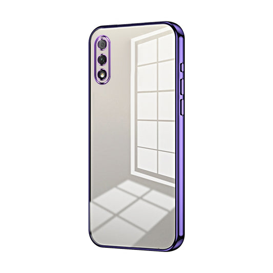 Honor 9X Phone Case with Transparent Plating and Fine Hole Design: Crystal Clear & Scratch-Resistant