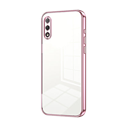 Honor 9X Phone Case with Transparent Plating and Fine Hole Design: Crystal Clear & Scratch-Resistant