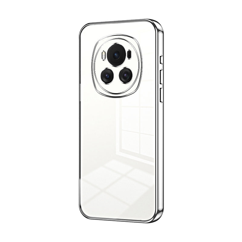 Honor Magic6 Phone Case with Transparent Plating and Fine Hole Design: Crystal Clear & Scratch-Resistant