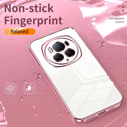 Honor Magic6 Pro Phone Case with Transparent Plating and Fine Hole Design: Crystal Clear & Scratch-Resistant