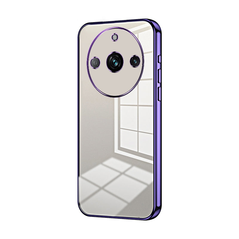 Realme 11 Pro Phone Case with Transparent Plating and Fine Hole Design: Crystal Clear & Scratch-Resistant