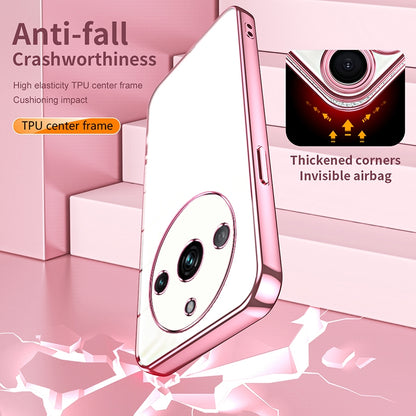 Realme 11 Pro+ Phone Case with Transparent Plating and Fine Hole Design: Crystal Clear & Scratch-Resistant