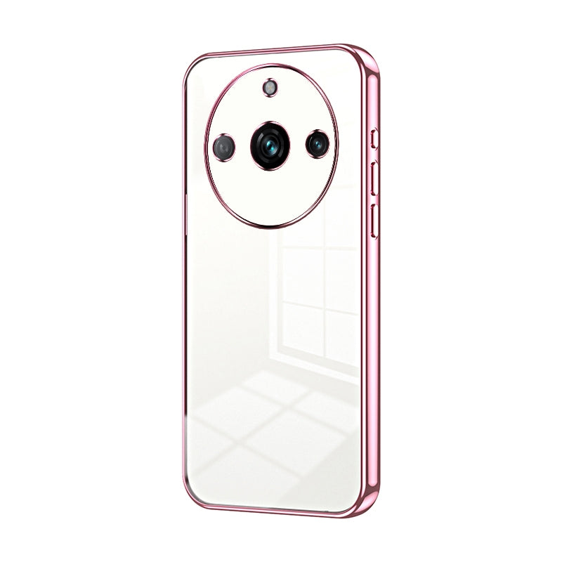 Realme 11 Pro+ Phone Case with Transparent Plating and Fine Hole Design: Crystal Clear & Scratch-Resistant
