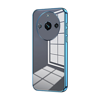 Realme 11 Pro Phone Case with Transparent Plating and Fine Hole Design: Crystal Clear & Scratch-Resistant