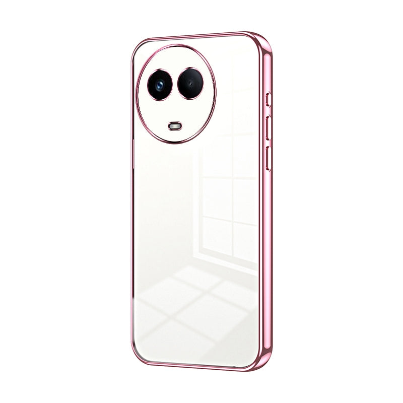 Realme Narzo 60 Phone Case with Transparent Plating and Fine Hole Design: Crystal Clear & Scratch-Resistant