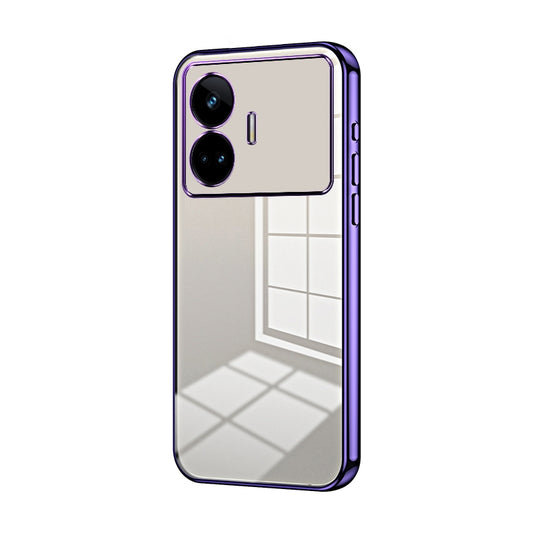 Realme GT Neo 5 SE Phone Case with Transparent Plating and Fine Hole Design: Crystal Clear & Scratch-Resistant