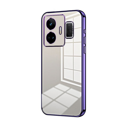 Realme GT Neo 5 Phone Case with Transparent Plating and Fine Hole Design: Crystal Clear & Scratch-Resistant