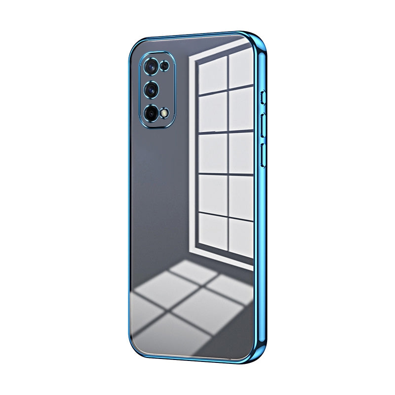 Realme X7 Phone Case with Transparent Plating and Fine Hole Design: Crystal Clear & Scratch-Resistant