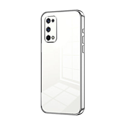 Realme X7 Pro Phone Case with Transparent Plating and Fine Hole Design: Crystal Clear & Scratch-Resistant