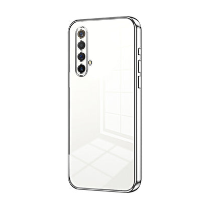 Realme X50m 5G Phone Case with Transparent Plating and Fine Hole Design: Crystal Clear & Scratch-Resistant