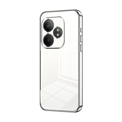 Realme GT Neo6 SE Phone Case with Transparent Plating and Fine Hole Design: Crystal Clear & Scratch-Resistant