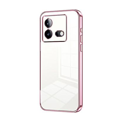 vivo iQOO Neo8 Phone Case with Transparent Plating and Fine Hole Design: Crystal Clear & Scratch-Resistant