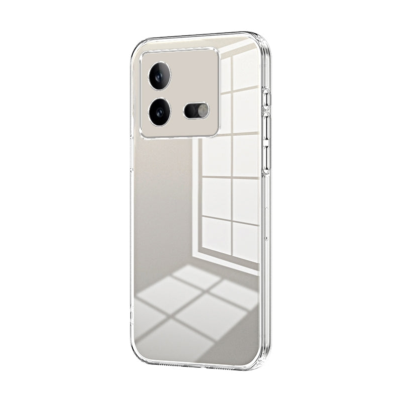 vivo iQOO Neo8 Phone Case with Transparent Plating and Fine Hole Design: Crystal Clear & Scratch-Resistant