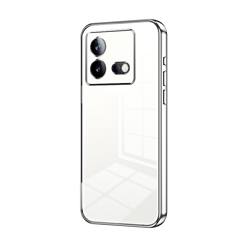 vivo iQOO Neo8 Phone Case with Transparent Plating and Fine Hole Design: Crystal Clear & Scratch-Resistant