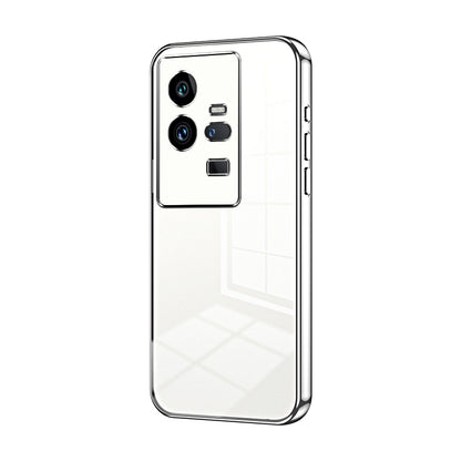 vivo iQOO 11 Pro Phone Case with Transparent Plating and Fine Hole Design: Crystal Clear & Scratch-Resistant