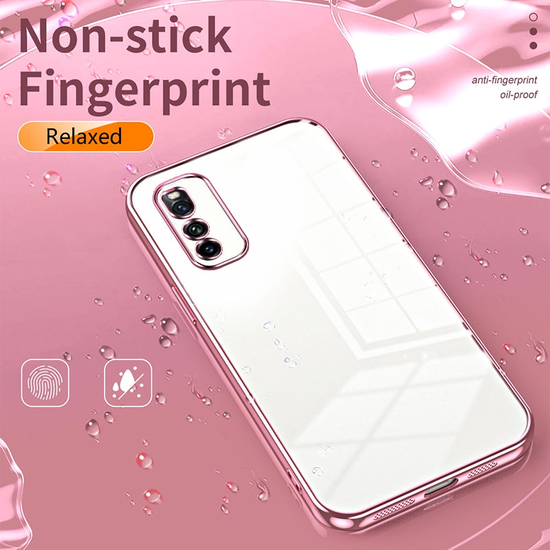 vivo iQOO Neo3 5G Phone Case with Transparent Plating and Fine Hole Design: Crystal Clear & Scratch-Resistant