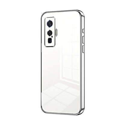 vivo iQOO 5 Pro Phone Case with Transparent Plating and Fine Hole Design: Crystal Clear & Scratch-Resistant