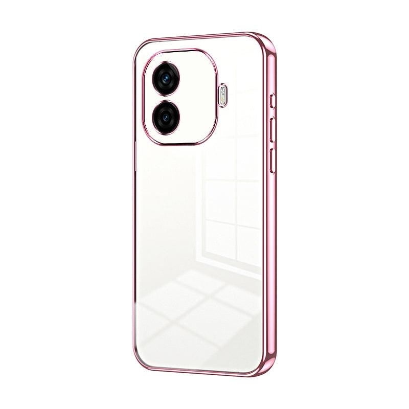 vivo iQOO Z9 Phone Case with Transparent Plating and Fine Hole Design: Crystal Clear & Scratch-Resistant