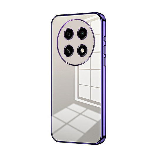 OPPO A2 Pro Phone Case with Transparent Plating and Fine Hole Design: Crystal Clear & Scratch-Resistant